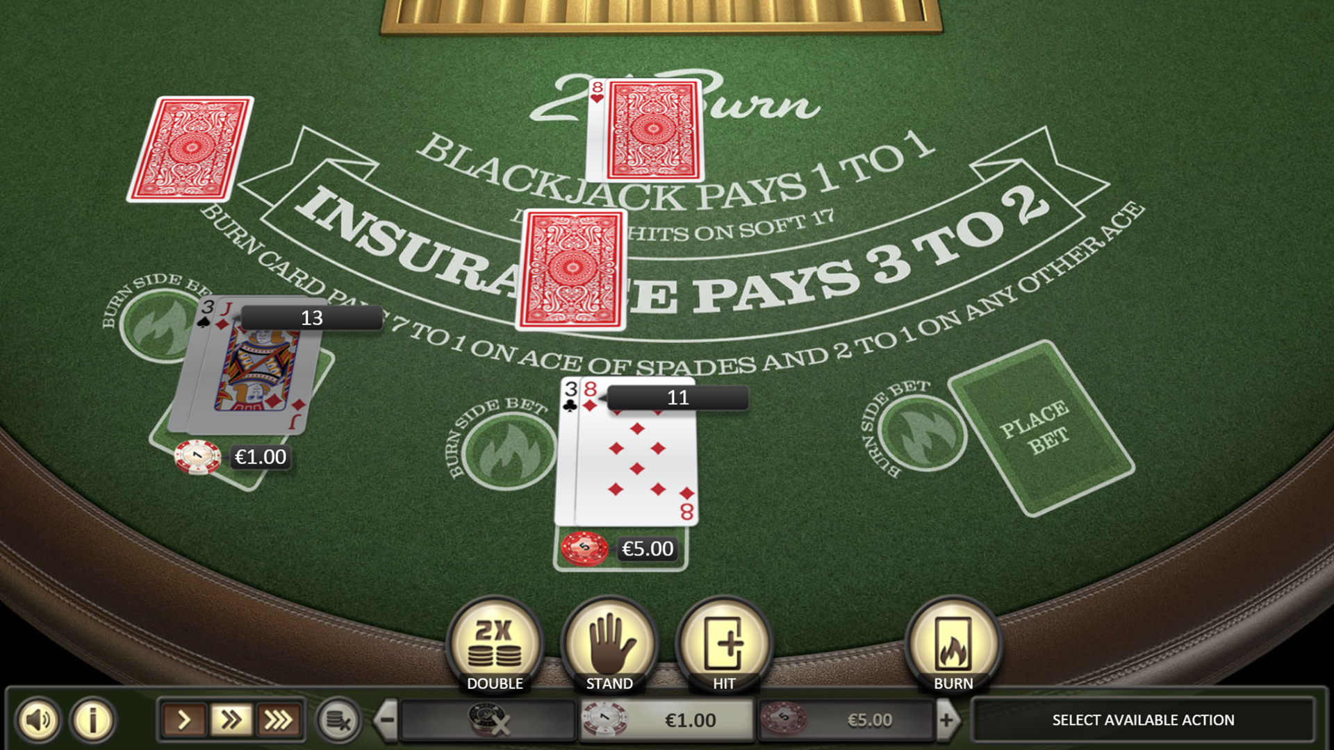 21 Burn Blackjack - Screenshot 03