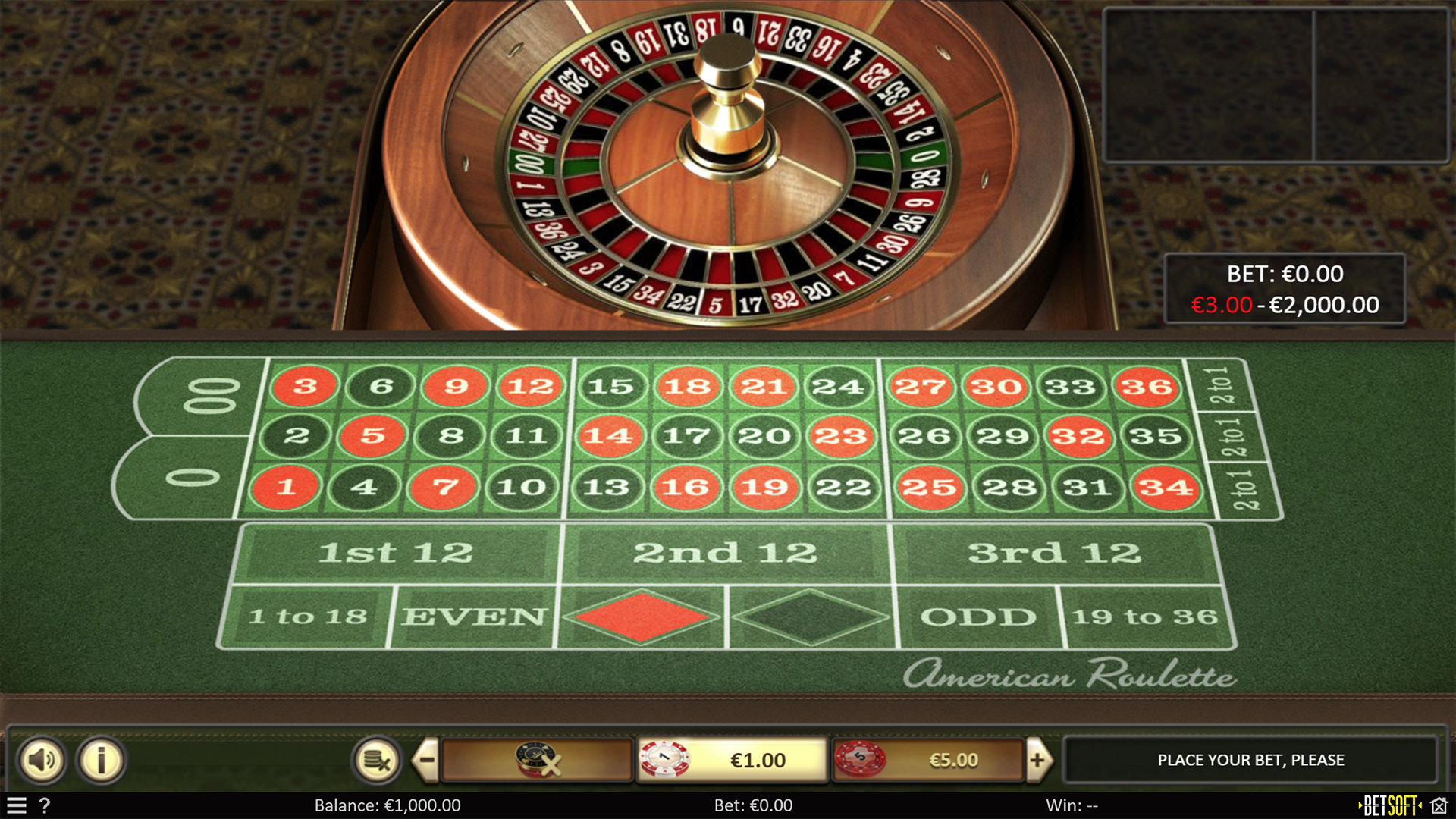 American Roulette - Screenshot 01