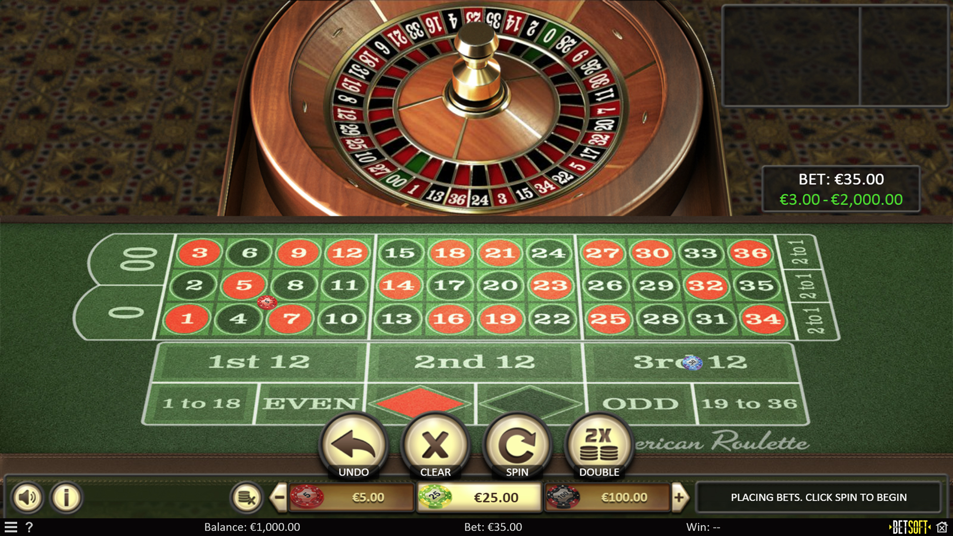 American Roulette - Screenshot 02