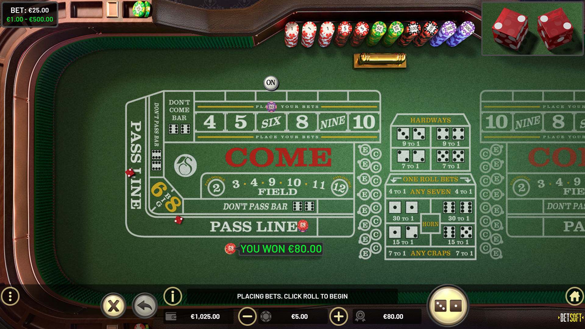 Craps - Screenshot 02