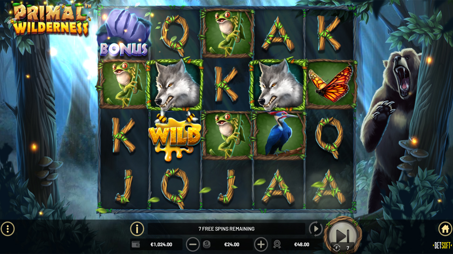 Primal Wilderness - Free Spins
