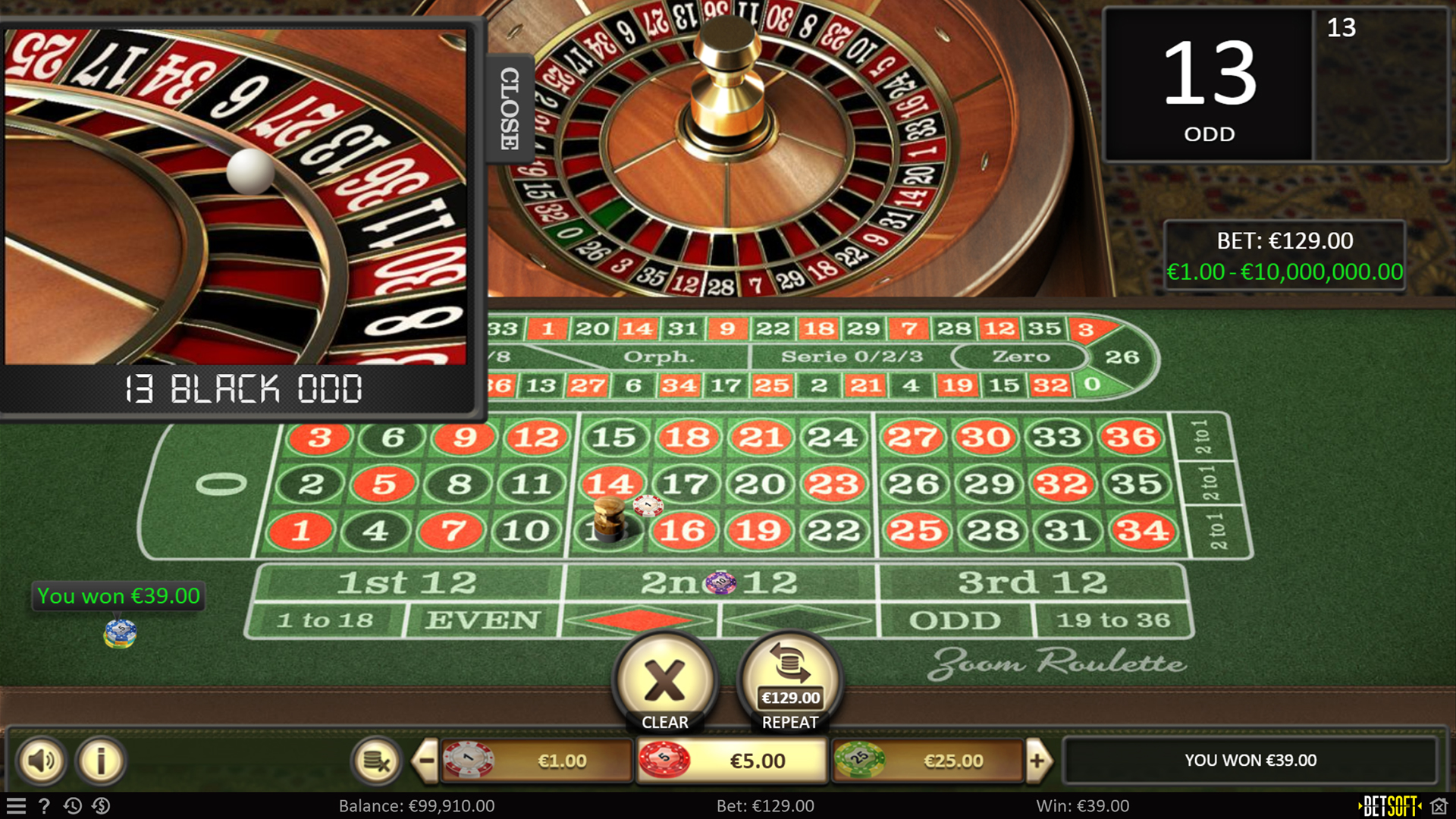 Zoom Roulette - Screenshot 03