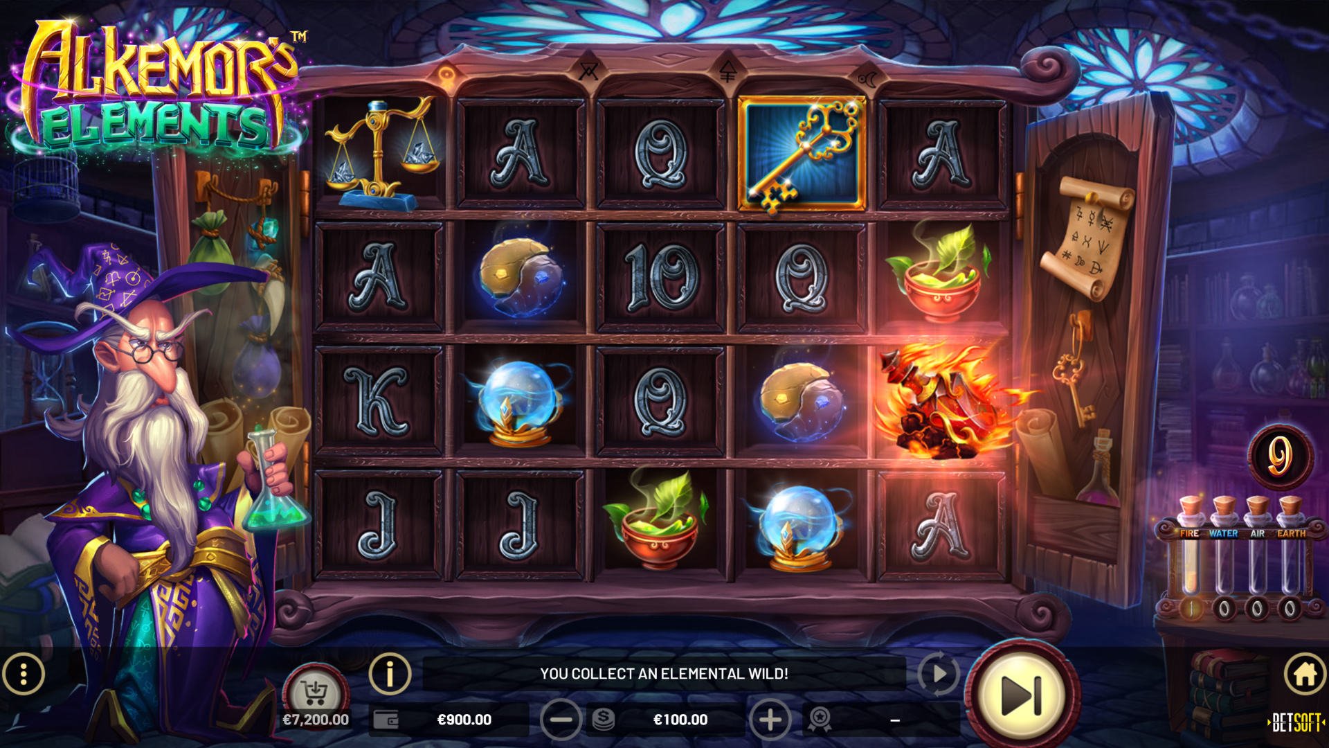 Alkemors Elements - Free Elemental Wild Spins