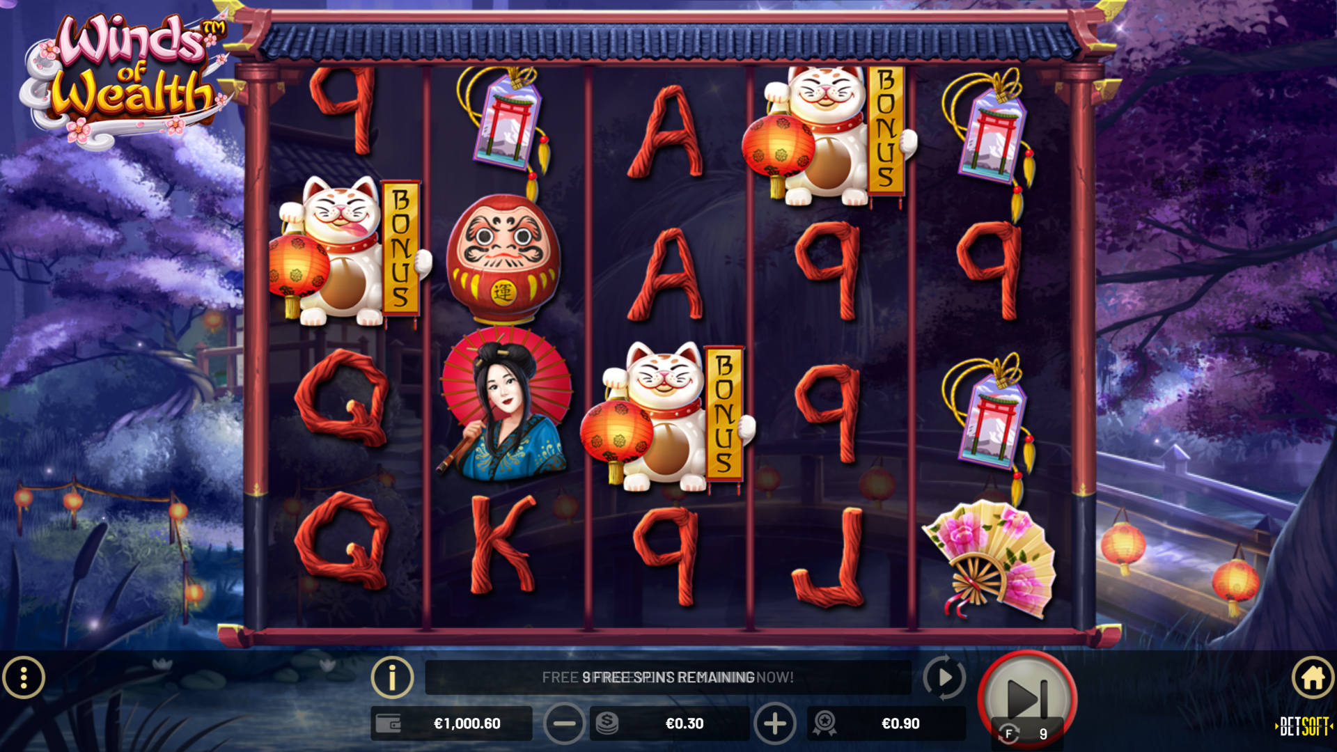 Winds Of Wealth - Free Spins
