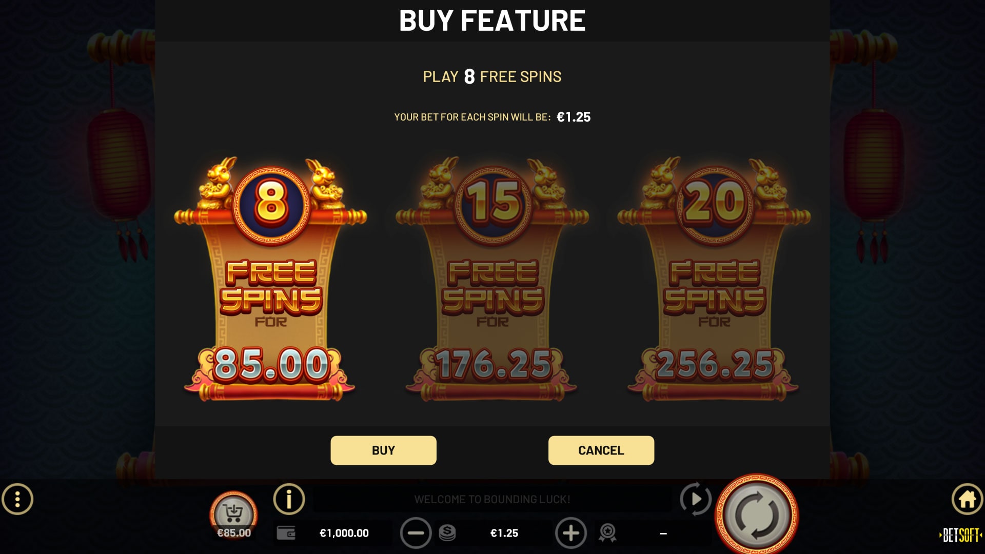 Bounding Luck - Buy Feature