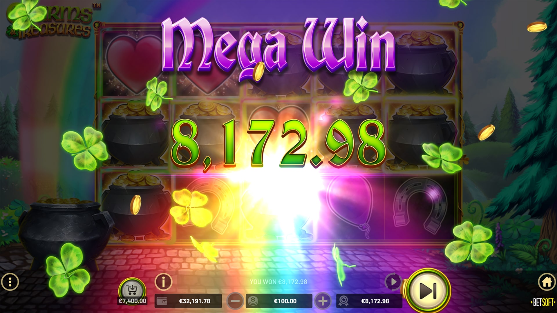 Charms And Treasures - Mega Win