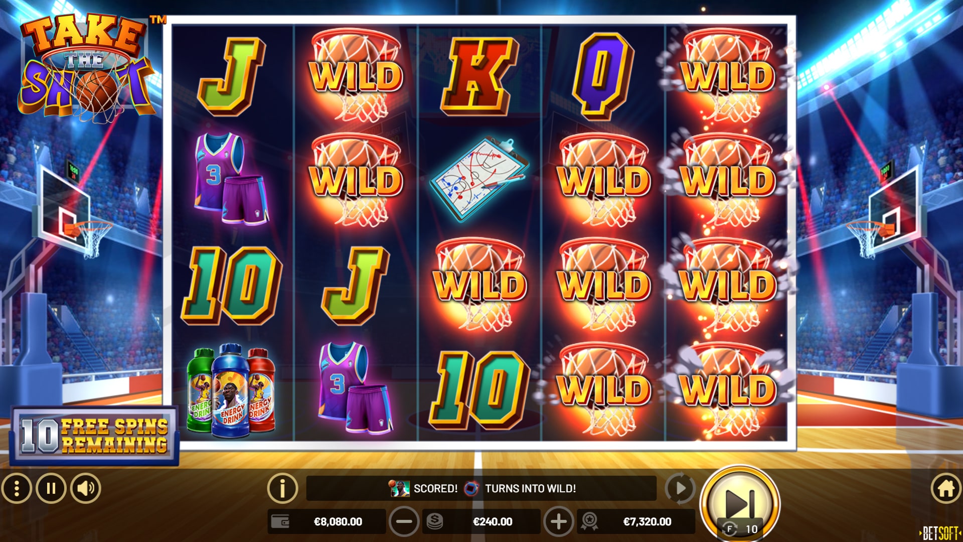 Take The Shot - Free Spins
