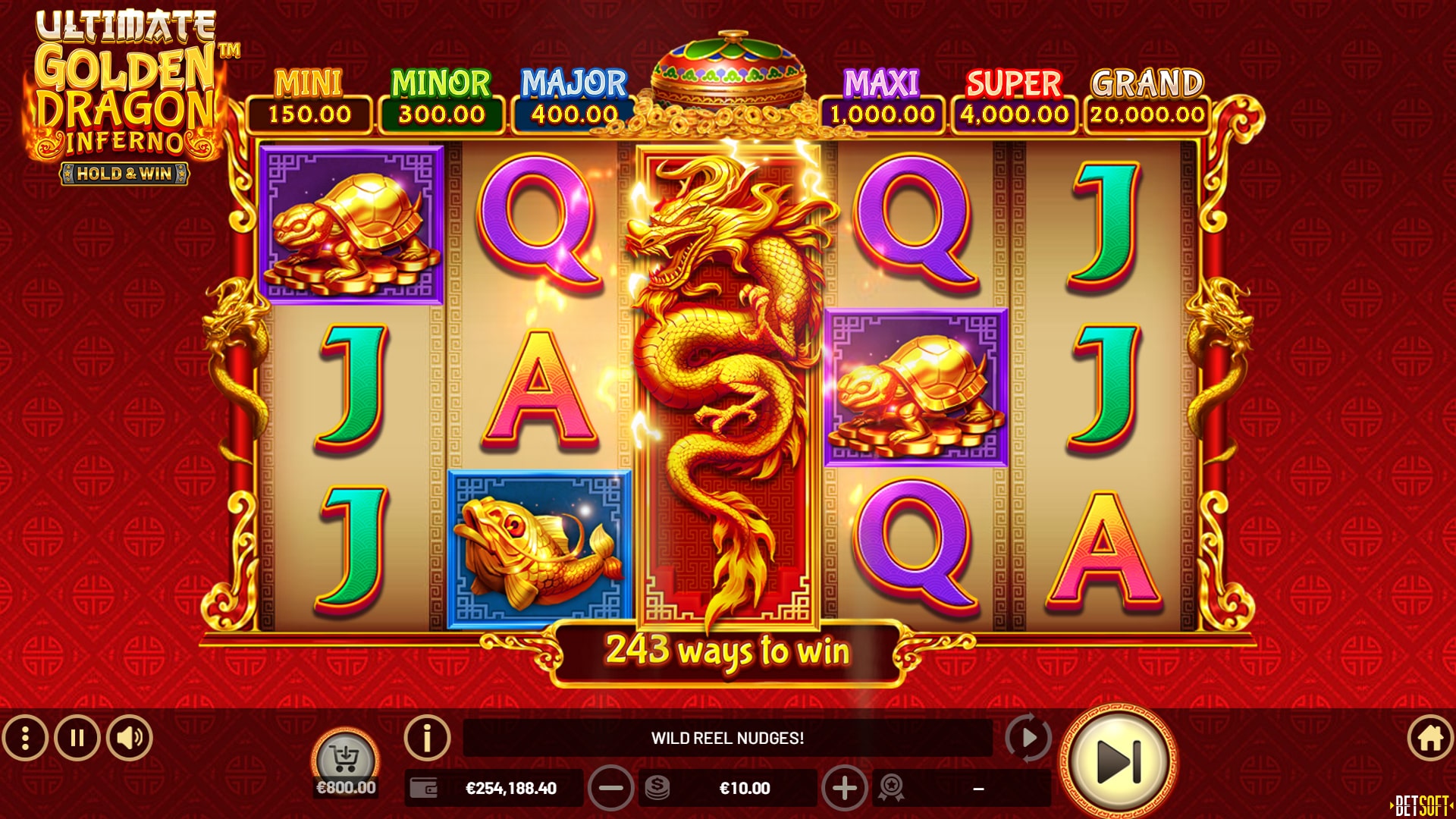 Ultimate Golden Dragon Inferno - Mystery Wild