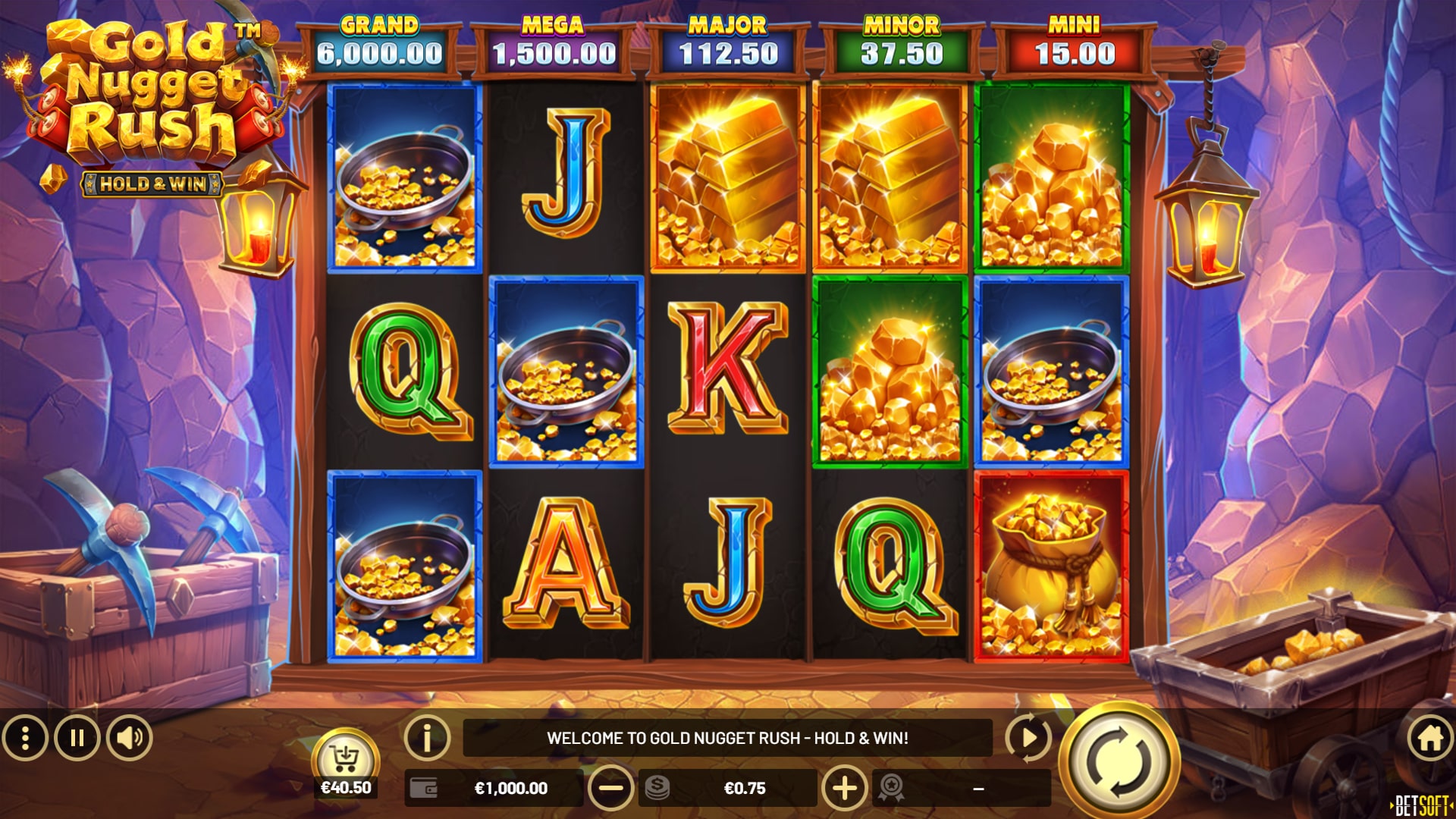 Gold Nugget Rush - Main Game