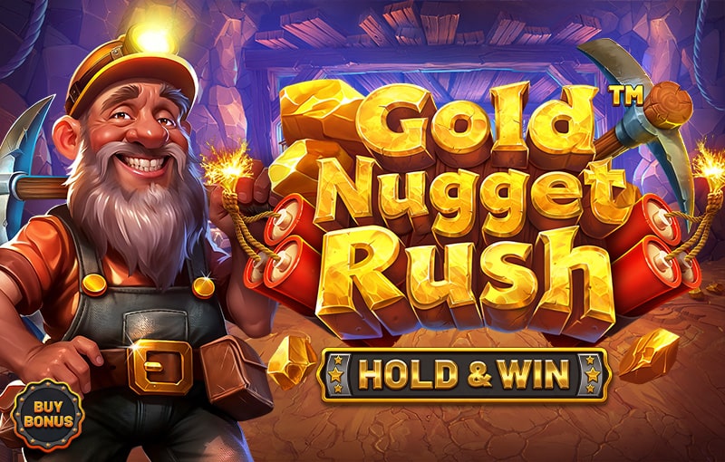 Gold Nugget Rush - Hold & Win
