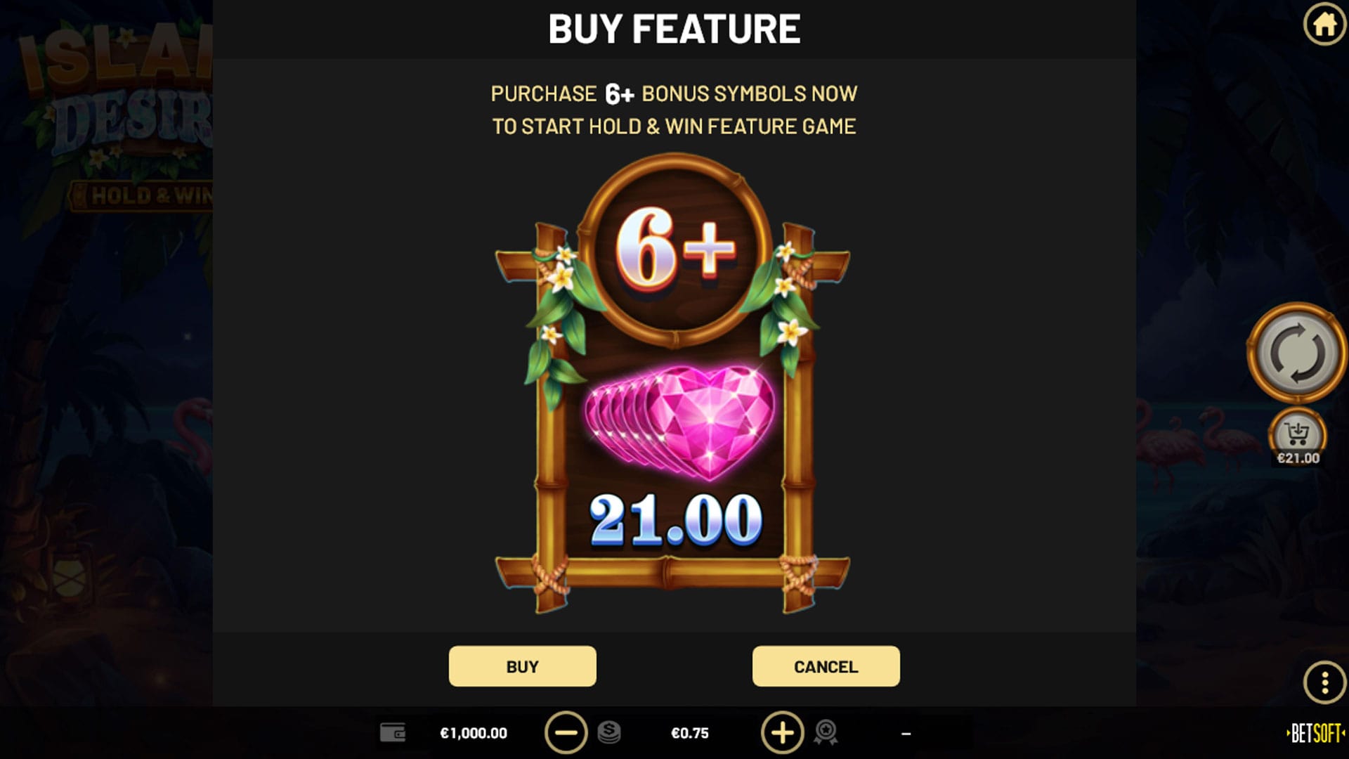 Island Desire - Buy Feature