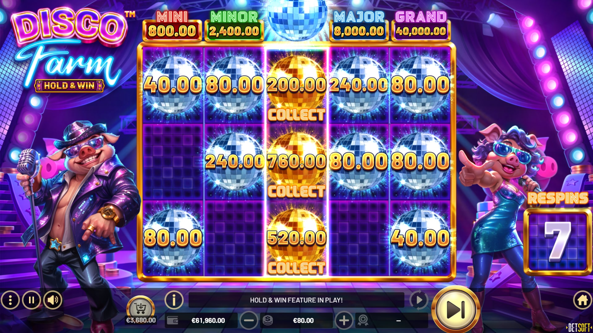 Disco Farm - Hold & Win