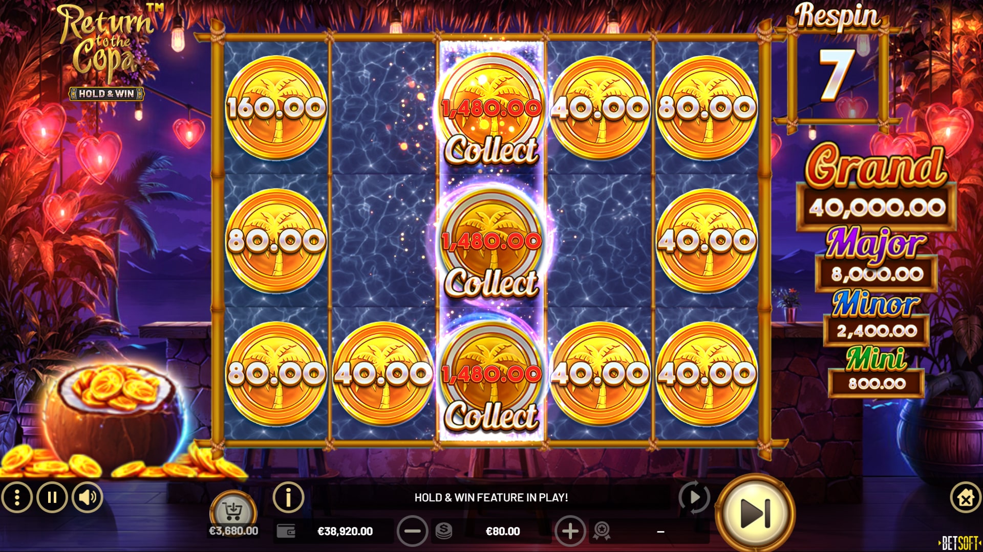 Return to the Copa - Hold & Win