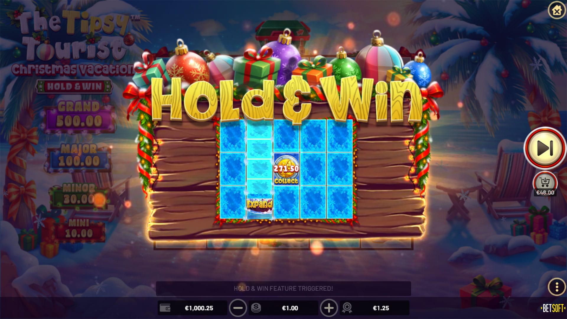 The Tipsy Tourist Christmas Vacation - Hold & Win