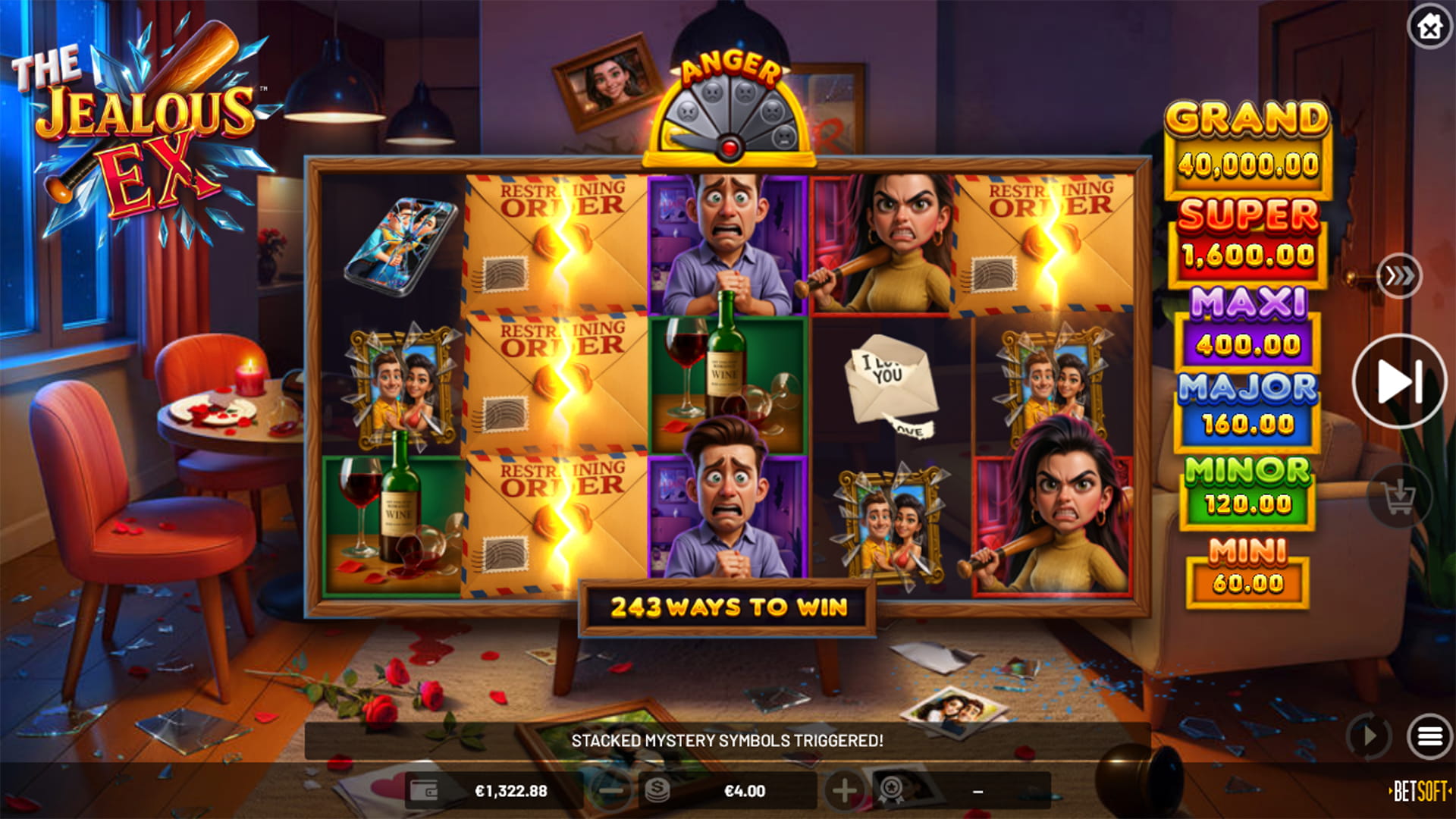 The Jealous Ex - Stacked Mystery Symbols