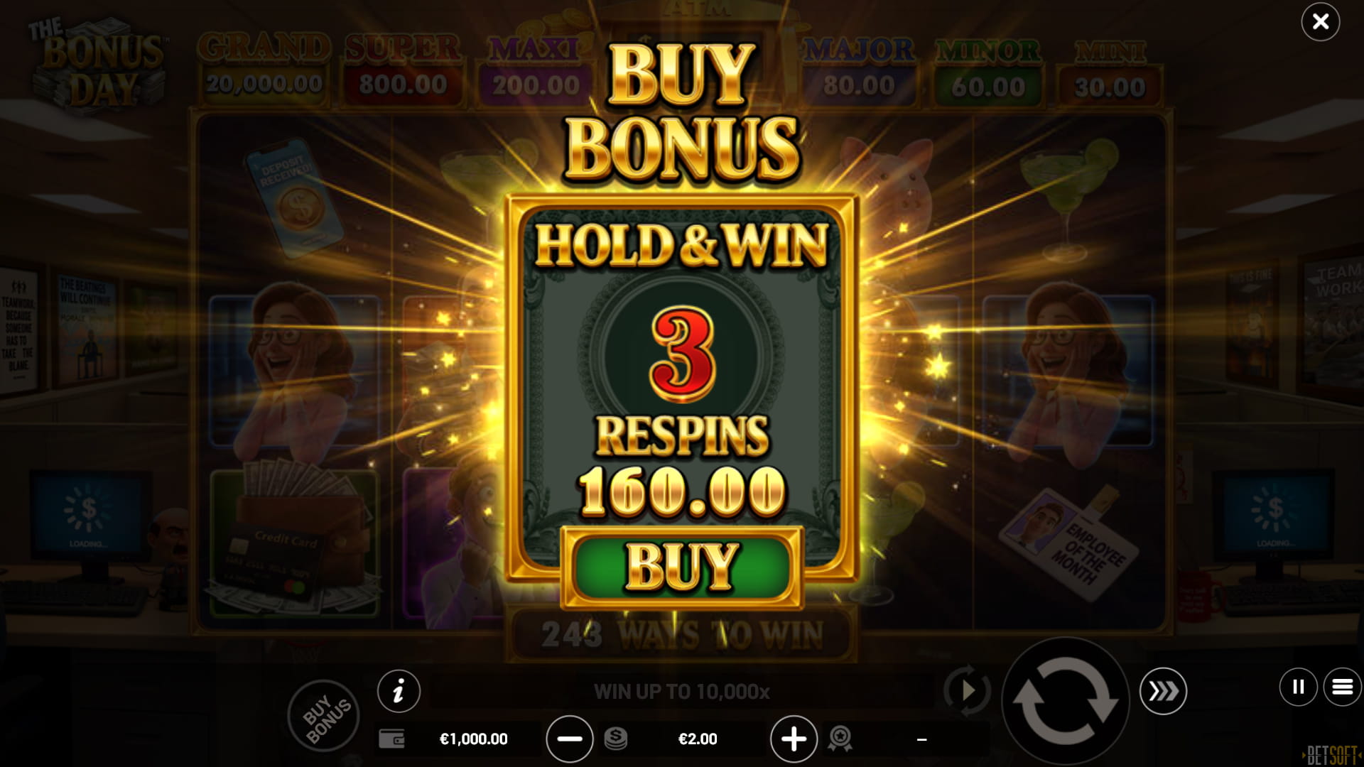 The Bonus Day - Hold & Win