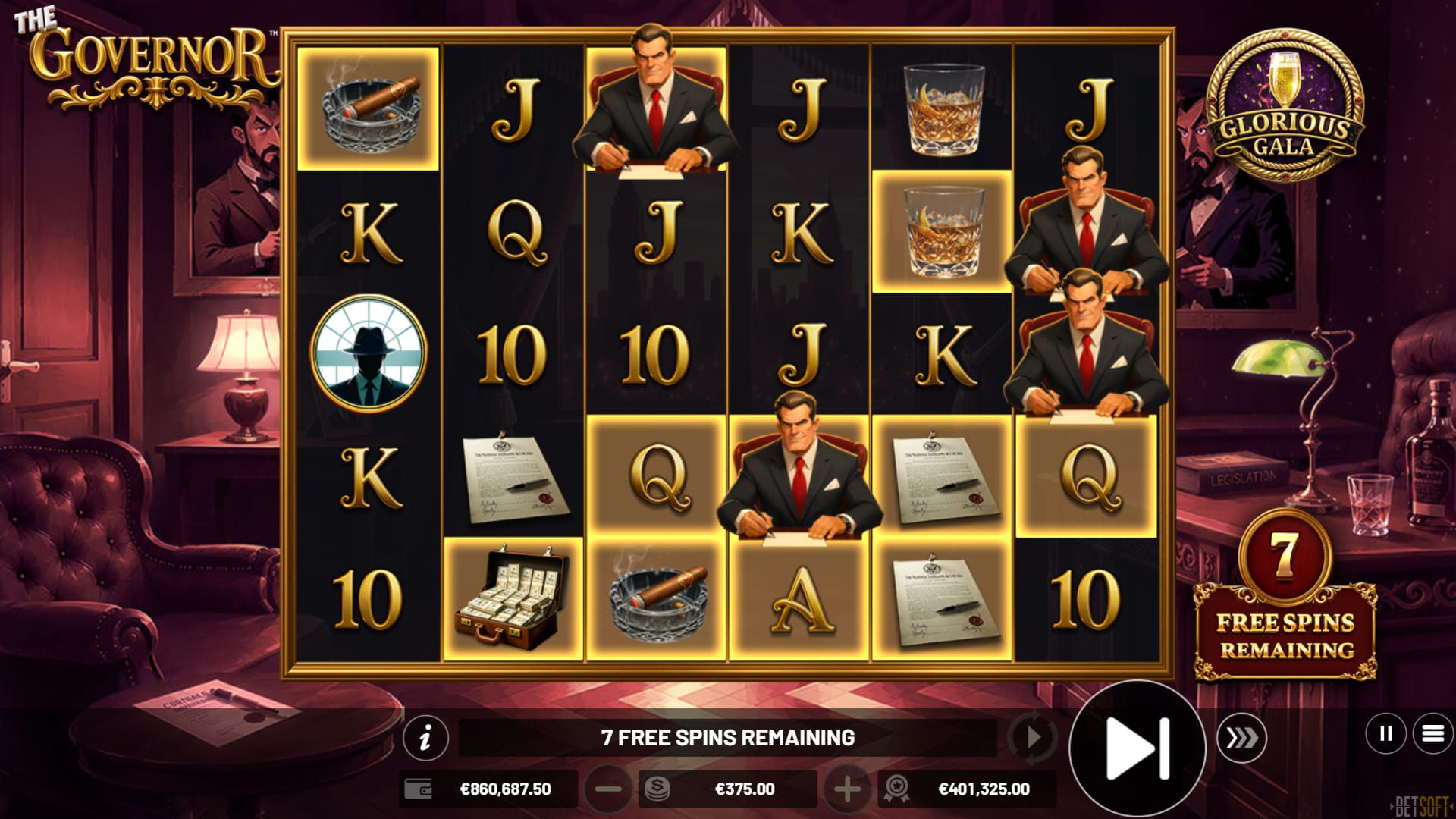 The Governor - Free Spins Glorious Gala