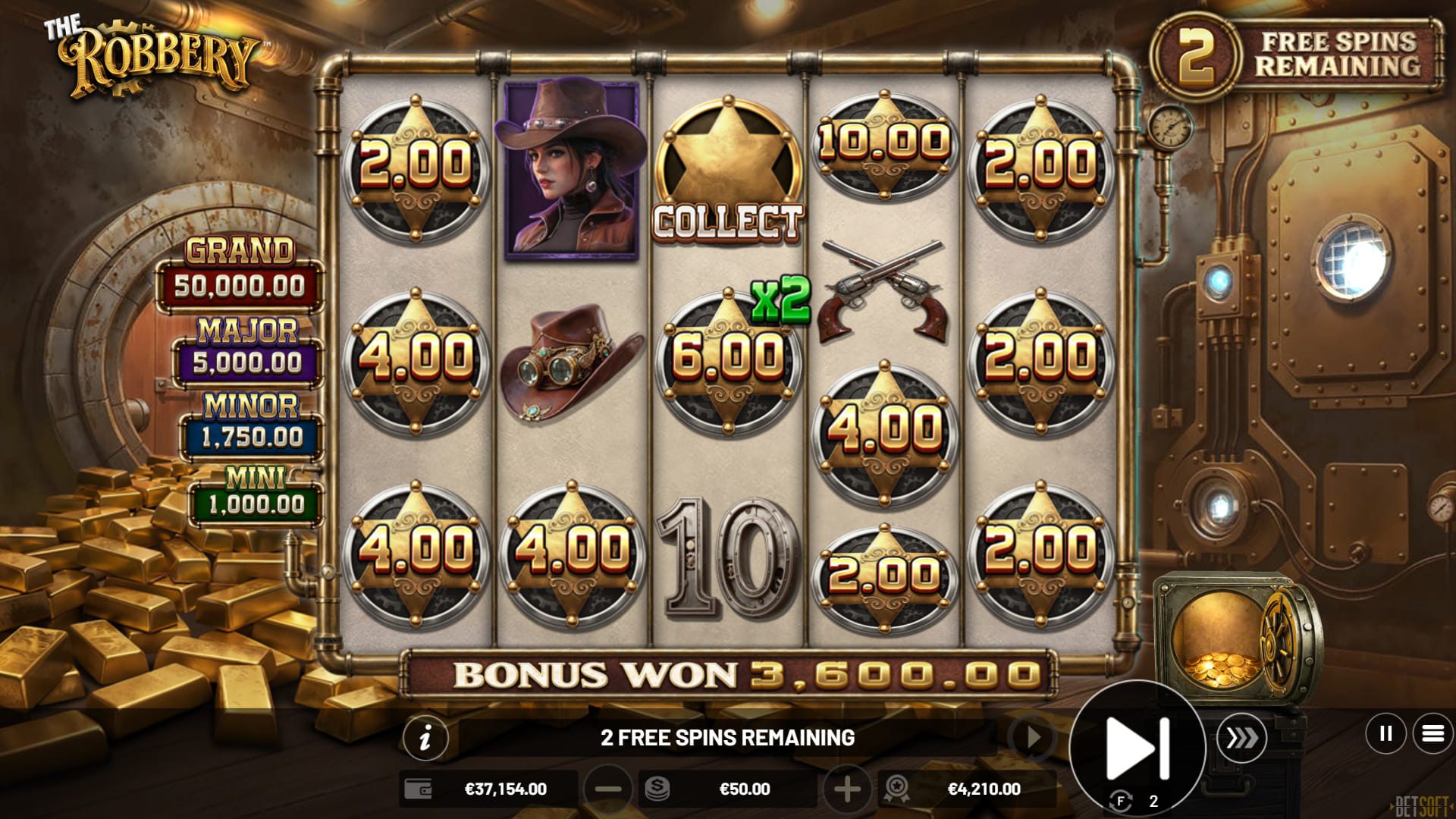 The Robbery - Free Spins
